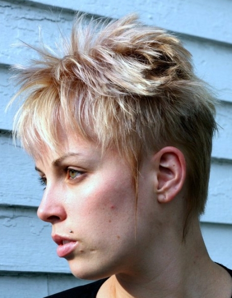 blond fryzura krótka 21